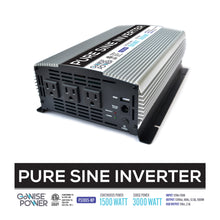 Load image into Gallery viewer, GoWISE Power 1500W/3000W Peak Pure Sine Wave Power Inverter