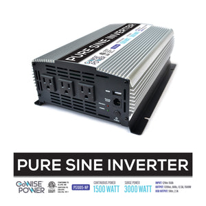 GoWISE Power 1500W/3000W Peak Pure Sine Wave Power Inverter