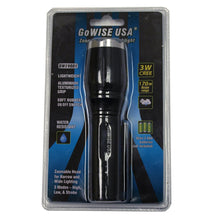Load image into Gallery viewer, Zoomable 3W Cree LED Flashlight, GW29001 - GoWISE USA