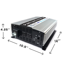 Load image into Gallery viewer, GoWISE Power 3000W/6000W Peak Pure Sine Wave Power Inverter w/ Hardwire Terminal