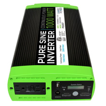 Load image into Gallery viewer, GoWISE Power 1000W/2000W Peak Pure Sine Wave Power Inverter w/ Digital LCD Display