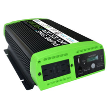 Load image into Gallery viewer, GoWISE Power 1500W/3000W Peak Pure Sine Wave Power Inverter w/ Digital LCD Display