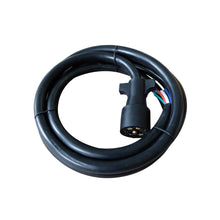 Load image into Gallery viewer, GoWISE Power 10-Feet 7-Way RV Trailer Cord with 7-Terminals and Heave Duty Double Contact Blades
