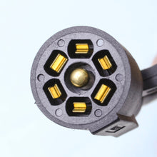 Load image into Gallery viewer, GoWISE Power 10-Feet 7-Way RV Trailer Cord with 7-Terminals and Heave Duty Double Contact Blades