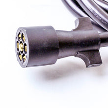 Load image into Gallery viewer, GoWISE Power 10-Feet 7-Way RV Trailer Cord with 7-Terminals Wire Junction Box and Heave Duty Double Contact Blades