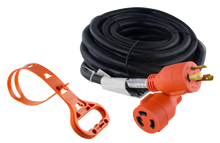 Load image into Gallery viewer, GoWISE Power Generator Extension Cord w/ Cord Organizer (L5 30AMP/3PRONGS - 25 FEET)
