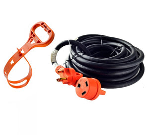 GoWISE Power 25-Feet RV Extension cord w/ Handles- 30 Amp Male to 30 Amp Female - GoWISE USA
