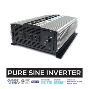GoWISE Power 3000W/6000W Peak Pure Sine Wave Power Inverter