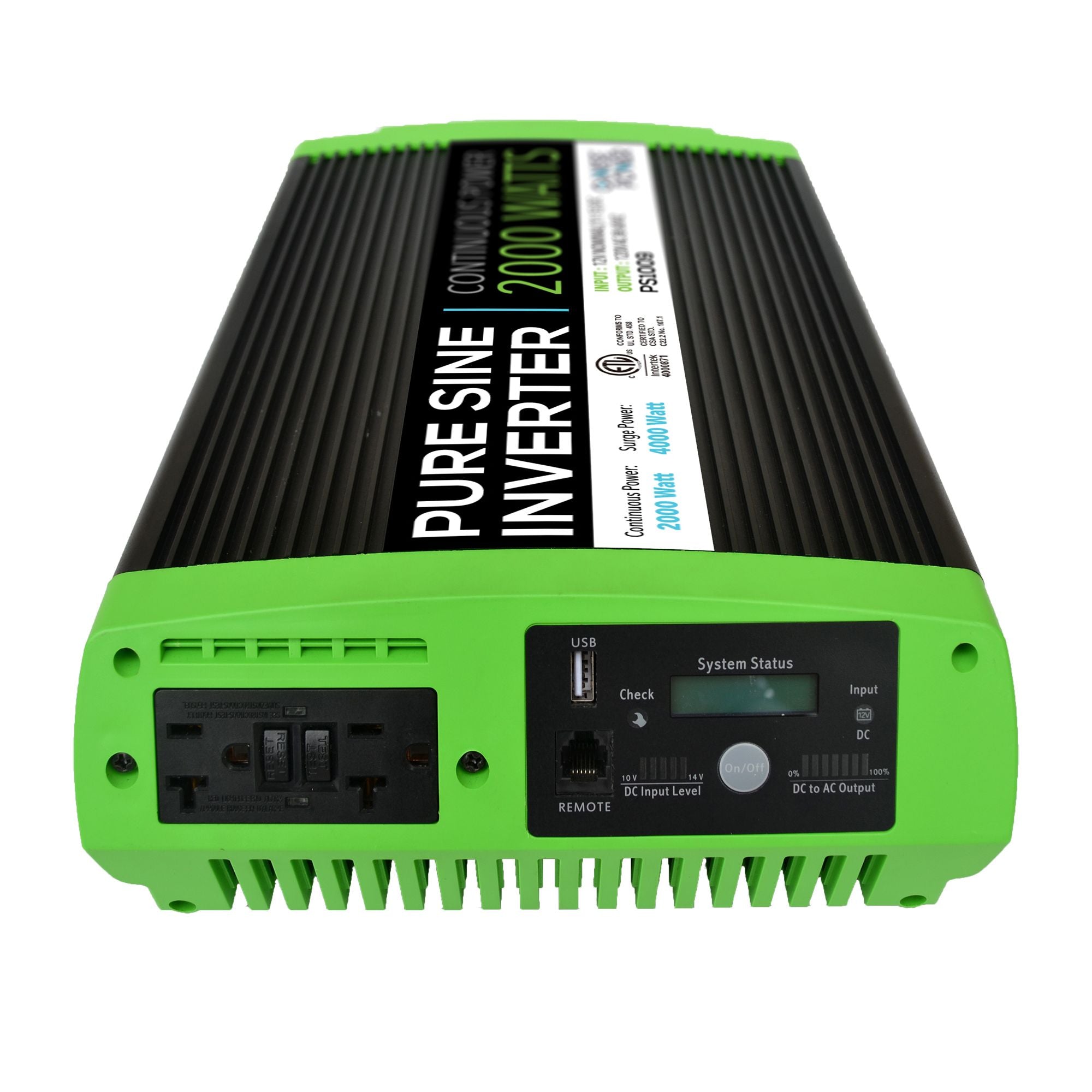 GoWISE Power 2000W/4000W Peak Pure Sine Wave Power Inverter w/ Digital –  gowisepower