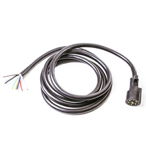 GoWISE Power RTC9002 7-Way RV Trailer Cord w/ 7-Terminals and Heavy Duty Double Contact Blades (10 Feet) - GoWISE USA